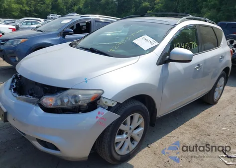 2012 Nissan Murano Sl from USA, damaged, VIN JN8AZ1MWXCW226258